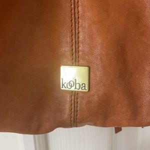 Kooba crossbody purse- camel color